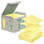 Post-it® Foglietti riposizionabili in carta riciclata al 100% Z-Notes, 76 x 76 mm, Blocchetti da 100 fogli, Giallo Canary™ (confezione 6 blocchetti) - 3