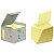 Post-it® Foglietti riposizionabili in carta riciclata al 100% Z-Notes, 76 x 76 mm, Blocchetti da 100 fogli, Giallo Canary™ (confezione 6 blocchetti) - 1