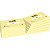 Post-it® Foglietti riposizionabili, A righe, 76 x 127 mm, Blocchetti da 100 fogli, Giallo Canary™ (confezione 12 blocchetti) - 2
