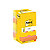 Post-it® Foglietti riposizionabili Z-Notes, 76  x 76 mm, Blocchetti da 100 fogli, Colori limone neon, verde acido, orchidea, rosa guava, arancio acceso (confezione 12 blocchetti) - 4