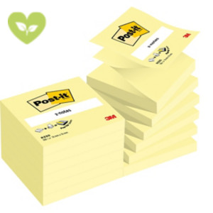 Post-it® Foglietti riposizionabili Z-Notes, 76 x 76 mm, Blocchetti da 100 fogli, Giallo Canary™ (confezione 12 blocchetti) Post-it® Foglietti riposizionabili Z-Notes, 76 x 76 mm, Blocchetti da 100 fogli, Giallo Canary™ (confezione 12 blocchetti)