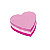 Post-it® Foglietti sagomati a forma di cuore, 70 x 70 mm, Blocchetti da 225 fogli, Colori rosa guava, rosa soft, rosa power - 2