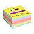 Post-it® Foglietti Super Sticky, 76 x 76 mm, Blocchetti da 45 fogli, Colori verde acido, acqua, rosa tropicale, rosa guava, arancio acceso (confezione 8 blocchetti) - 1