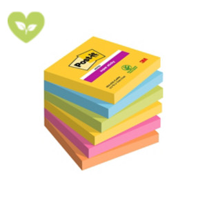 Post-it® Foglietti Super Sticky, Collezione Carnival, 76 x 76 mm, Blocchetti da 90 fogli, Colori giallo sole, blu paradiso, verde lime, rosa power, arancio acceso (confezione 6 blocchetti) Post-it® Foglietti Super Sticky, Collezione Carnival, 76 x 76 mm, Blocchetti da 90 fogli, Colori giallo sole, blu paradiso, verde lime, rosa power, arancio acceso (confezione 6 blocchetti)