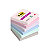 Post-it® Foglietti Super Sticky, Collezione Soulful, 76 x 76 mm, Blocchetti da 90 fogli, Colori rosa sale, rosa fenicottero, lavanda, blu jeans, verde menta, grigio pietra (confezione 6 blocchetti) - 1
