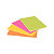 Post-it® Foglietti Super Sticky, Grandi formati, 101 x 152 mm, Blocchetti da 45 fogli, Colori assortiti, verde lime, rosa tropicale, giallo sole, arancio acceso (confezione 4 blocchetti) - 2