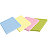 Post-it® Foglietti Super Sticky in carta riciclata al 100%, Value pack, 76 x 76 mm, Blocchetti da 70 fogli, Colori assortiti (confezione 3 blocchetti + 1 in omaggio) - 2
