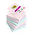 Post-it® Foglietti Super Sticky Z-Notes, Collezione Soulful, 76 x 76 mm, Blocchetti da 90 fogli, Colori rosa sale, lavanda, verde menta (confezione 6 blocchetti) - 1