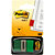 Post-it® Marcapáginas mediano de 25,4 x 43,2 mm en verde Paquete de 50 con dispensador 680-3 - 1
