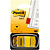 Post-it® Marcapáginas medianos 25,4 x 43,2 mm amarillo Paquete de 50 con dispensador 680-5 - 1
