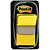 Post-it® Marcapáginas medianos 25,4 x 43,2 mm amarillo Paquete de 50 con dispensador 680-5 - 3