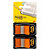 Post-it® Marcapáginas medianos de 25,4 x 43,2 mm en naranja Paquete doble de 2 x 50 con dispensadores - 1