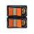 Post-it® Marcapáginas medianos de 25,4 x 43,2 mm en naranja Paquete doble de 2 x 50 con dispensadores - 2