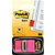 Post-it® Marcapáginas medianos de 25,4 x 43,2 mm en rosa intenso Paquete de 50 con dispensador 680-21 - 1