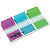 Post-it® Marcapáginas medianos 25,4 x 43,2 mm variados colores 3 x 20 paquete con estuche dispensador - 3