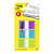 Post-it® Marcapáginas medianos 25,4 x 43,2 mm variados colores 3 x 20 paquete con estuche dispensador - 4