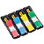 Post-it® Marcapáginas pequeños de 11,9 x 43,1 mm en colores variados Paquete de 4 x 35 con dispensadores 683-4 - 3
