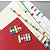 Post-it® Marcapáginas pequeños de 11,9 x 43,1 mm en colores variados Paquete de 4 x 35 con dispensadores 683-4 - 4