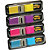 Post-it® Marcapáginas pequeños de 11,9 x 43,1 mm en colores variados Paquete de 4 x 35 con dispensadores 683-4AB - 2
