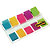 Post-it® Marcapáginas pequeños de 11,9 x 43,1 mm en colores variados Paquete de 5 x 20 con dispensador - 2