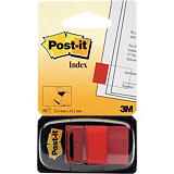 Post-it® Marcapáginas medianos de 25,4 x 43,2 mm en rojo Paquete de 50 con dispensador 680-1 Post-it® Marcapáginas medianos de 25,4 x 43,2 mm en rojo Paquete de 50 con dispensador 680-1