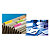 Post-it Marque-pages rigides 25,4 x 38 mm - 3 couleurs assorties (Bleu, Jaune, Rouge) - 3 x 22 index - 4