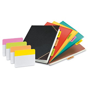 Post-it Marque-pages rigides couleurs Energie  - Lot de 4 x 6 marque-pages - 50,8 x 38 mm