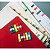 Post-it Marque-pages souples 11,9 x 43,1 mm - 4 couleurs assorties (Rouge, Bleu, Jaune, Vert) - 4 x 35 index - 3