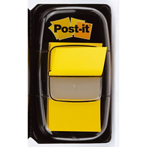 Post-it Marque-pages souples 25 x 43,2 mm - 50 index jaune Post-it Marque-pages souples 25 x 43,2 mm - 50 index jaune
