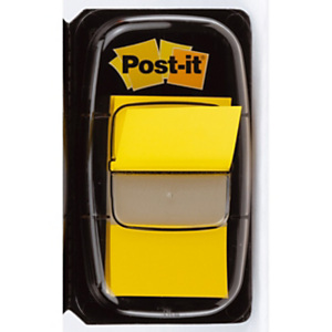 Post-it Marque-pages souples 25 x 43,2 mm - 50 index jaune