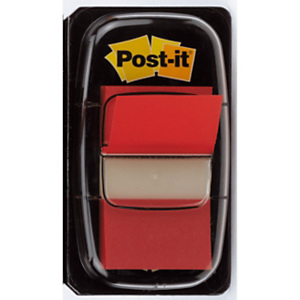 Post-it Marque-pages souples 25 x 43,2 mm - 50 index rouge