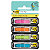 Post-it Marque-pages souples flèches 11,9 x 43,1 mm - 4 couleurs assorties (Jaune, Anis, Rose, Turquoise) - 4 x 24 index - 1