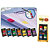 Post-it Marque-pages taille moyenne 25,4 x 43,2 mm 4 paquets x 50 flèches adhésives petite taille 11,9 x 43,2 mm 2 paquets x 24 couleurs assorties avec distributeurs 680-P6 - 11
