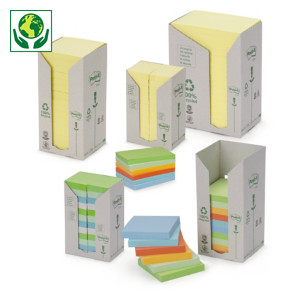 Post-it memoblokjes van gerecycleerd papier Post-it memoblokjes van gerecycleerd papier