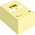 Post-it® Notas Adhesivas Cuadriculadas, 102 x 152 mm, Amarillo Pastel - 1