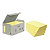 Post-it® Notas adhesivas recicladas, bloques 76 x 127 mm, amarillo, 100 notas - 1