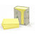 Post-it® Notas adhesivas recicladas en torre, bloques 76 x 127 mm, amarillo, 100 hojas - 3