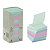 Post-it® Notas adhesivas Z-Notes recicladas en torre de 16 bloques, bloques 76 x 76 mm, colección de colores variados Pastel Rainbow, 100 hojas - 1