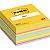 Post-it Notes repositionnables 76 x 76 mm - Assorties - Bloc de 450 feuilles - 1
