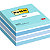 Post-it Notes repositionnables 76 x 76 mm - Bleu Aquarelle - Bloc de 450 feuilles - 1