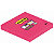 Post-it Notes repositionnables Super Sticky 76 x 76 mm - Coquelicot - Lot 6 blocs de 90 feuilles - 4