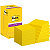 Post-it Notes repositionnables Super Sticky 76 x 76 mm - Jaune - Lot 12 blocs de 90 feuilles - 1