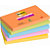Post-it Notes repositionnables Super Sticky Boost 76 x 127 mm - Assorties - Lot 5 blocs de 90 feuilles - 1