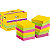Post-it Notes repositionnables Super Sticky Carnival 48 x 48 mm - Assorties - Lot 12 blocs de 90 feuilles - 1
