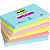 Post-it Notes repositionnables Super Sticky Cosmic 76 x 127 mm - Assorties - Lot 6 blocs de 90 feuilles - 1