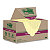 Post-it Notes repositionnables Super Sticky recyclées 48 x 48 mm - Jaune - Lot 12 blocs de 70 feuilles - 2