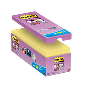Post-it notes Super Sticky Canary - 3M - 76 x 76 mm Post-it notes Super Sticky Canary - 3M - 76 x 76 mm