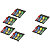 Post-it® Pack Ahorro 4 + 2 GRATIS, Lotes de 4 dispensadores de 35 marcapáginas de 11,9 x 43,1 mm en colores surtidos - 3