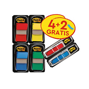 Post-it® Segnapagina Index Medio 25,4 x 43,2 mm 4 confezioni da 50 pezzi e Segnapagina Post-itIndex a freccia Small 11,9 x 43,2 mm 2 confezioni da 24 pezzi Colori Assortiti con dispenser 680-P6 (confezione da 24 post-it) Post-it® Segnapagina Index Medio 25,4 x 43,2 mm 4 confezioni da 50 pezzi e Segnapagina Post-itIndex a freccia Small 11,9 x 43,2 mm 2 confezioni da 24 pezzi Colori Assortiti con dispenser 680-P6 (confezione da 24 post-it)
