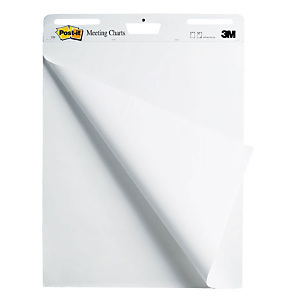 Post-it® Super Sticky 559 Blocco adesovo pper lavagna a fogli mobili, 63,5 x 77,5 cm, Blocchetti da 30 fogli, Bianco (confezione 2 pezzi) Post-it® Super Sticky 559 Blocco adesovo pper lavagna a fogli mobili, 63,5 x 77,5 cm, Blocchetti da 30 fogli, Bianco (confezione 2 pezzi)